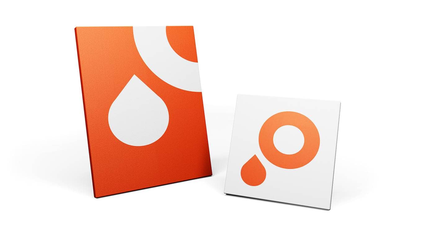 Toile tendue sur châssis