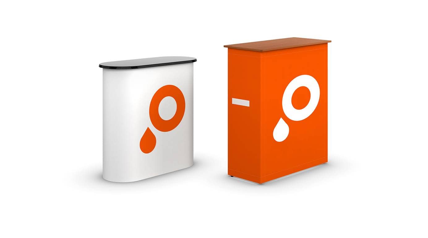 Comptoirs d'exposition