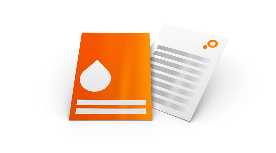 Flyers avec vernis UV