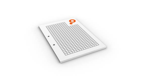 Blocs notes deux trous perforés