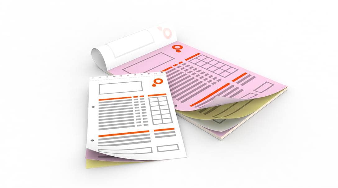 Liasses autocopiantes