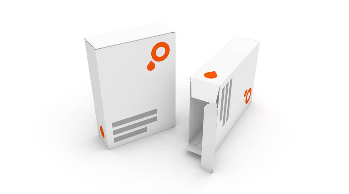 Boîte pliante languettes