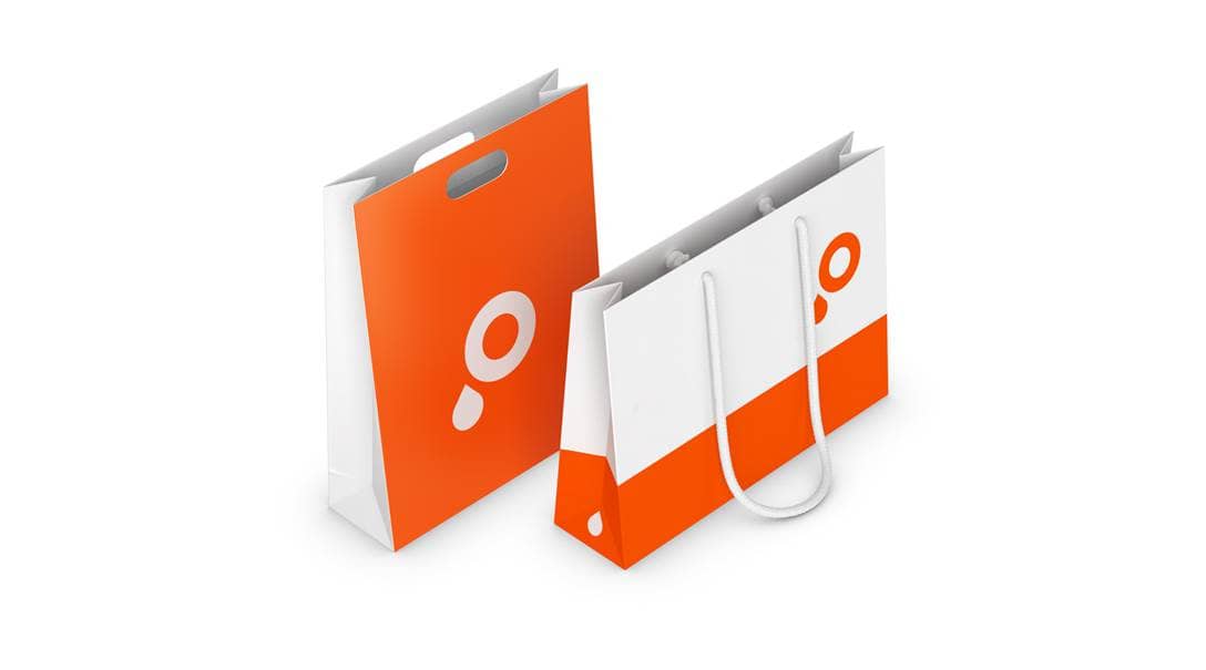 Sacs en papier couché