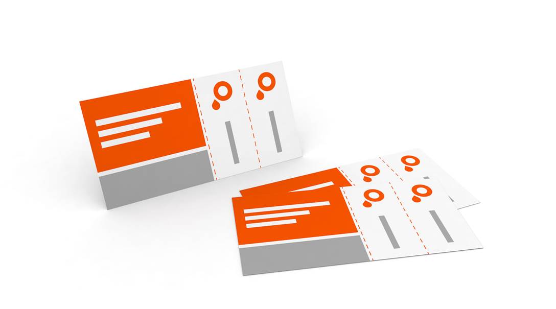 billets d'entrée format long paysage