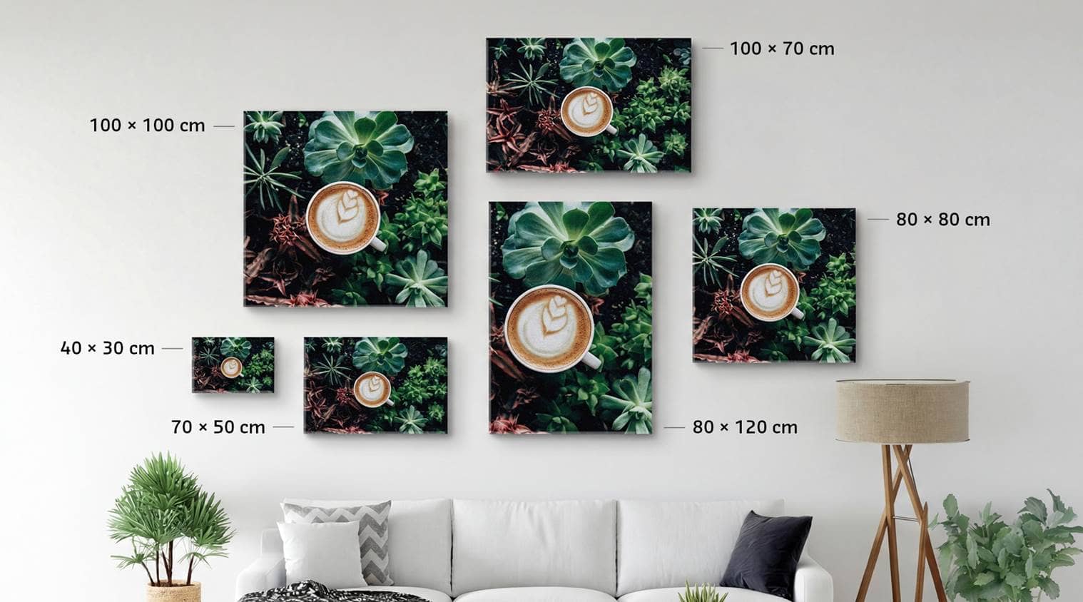 Une grande variété de formats pour tous les murs