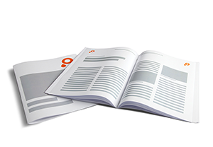 Modèle d'impression pour brochures
